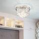 Ciara 3 Light 13 inch White Gold Flush Mount Ceiling Light